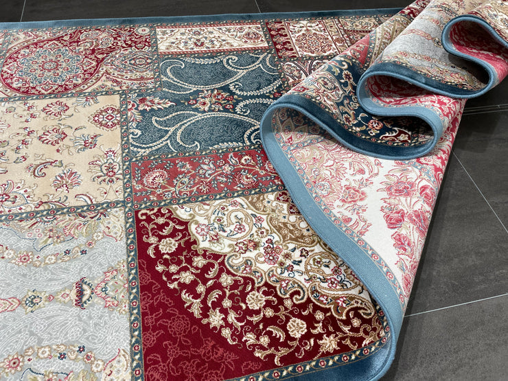 Turkish Runner Silk Rug, Multicolor Rug, 100% Bamboo Silk Carpet, Size: Ft: 2.6 x 9.8 Feet ( 80X300 Cm ) - Oriental Silk Rugs