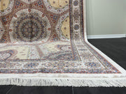 Turkish Silk Carpet, Brown Rug, 100% Bamboo Silk Carpet, Size: Ft: 8.2 x 11.5 Feet ( 250X350 Cm ) - Oriental Silk Rugs