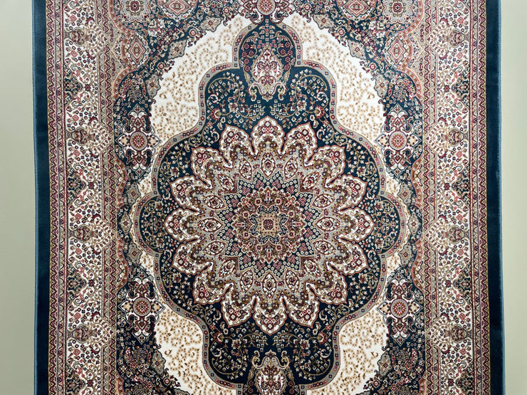 Classic Design Runner Silk Rug, Multicolor Rug, 100% Bamboo Silk Carpet, Size: Ft: 3.3 x 9.8 Feet ( 100X300 Cm ) - Oriental Silk Rugs