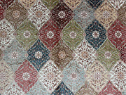 Anatolian Silk Rug, Colourful Rug, 100% Bamboo Silk Carpet, Size: Ft: 9.8 x 13.1 Feet ( 300X400 Cm ) - Oriental Silk Rugs