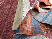 Ft: 6.6x9.5 Anatolian Rug, Red Rug, %60 Bamboo %40 Acrylic, Colorful Rug, High Quality Rug, Oversize Rugs