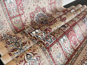 Traditional Runner Silk Rug, Brown Rug, 100% Bamboo Silk Carpet, Size: Ft: 3.3 x 13.1 Feet ( 100X400 Cm ) - Oriental Silk Rugs