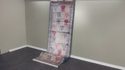 Four Season Design Runner Silk Rug, Colourful Rug, 100% Bamboo Silk Carpet, Size: Ft: 3.3 x 13.1 Feet ( 100X400 Cm )