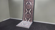 Classic Design Runner Silk Rug, Multicolor Rug, 100% Bamboo Silk Carpet, Size: Ft: 3.3 x 9.8 Feet ( 100X300 Cm )